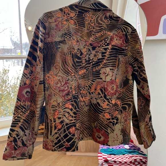 Chicos Detailed Button Up/Blazer - Picture 3 of 8